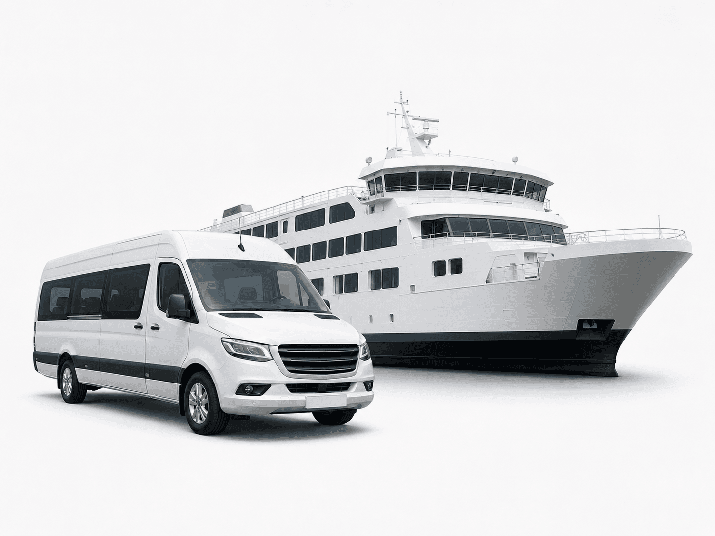 Ferry + Van